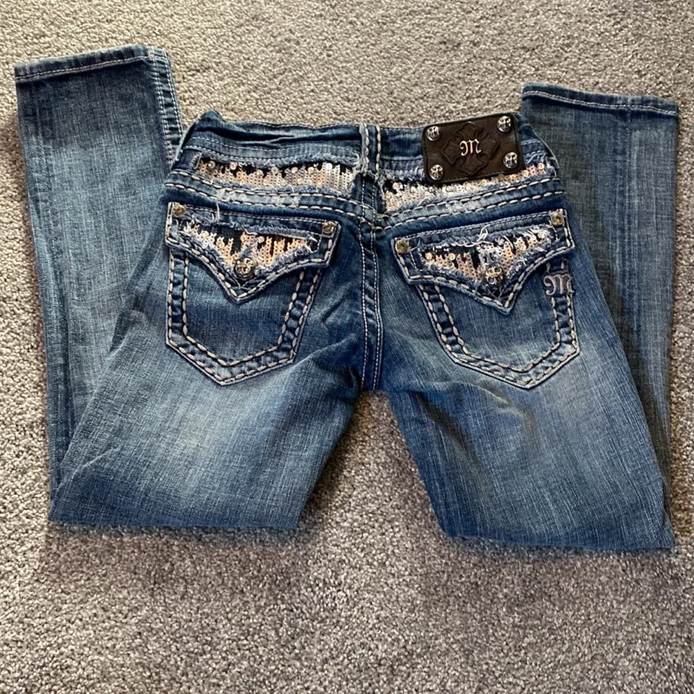 Miss Me Brand Capri Jeans, Size 24, NWOT - Picture 2 of 6